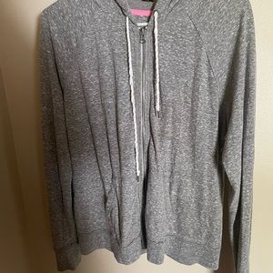 Target gray zip up jacket size medium in womens